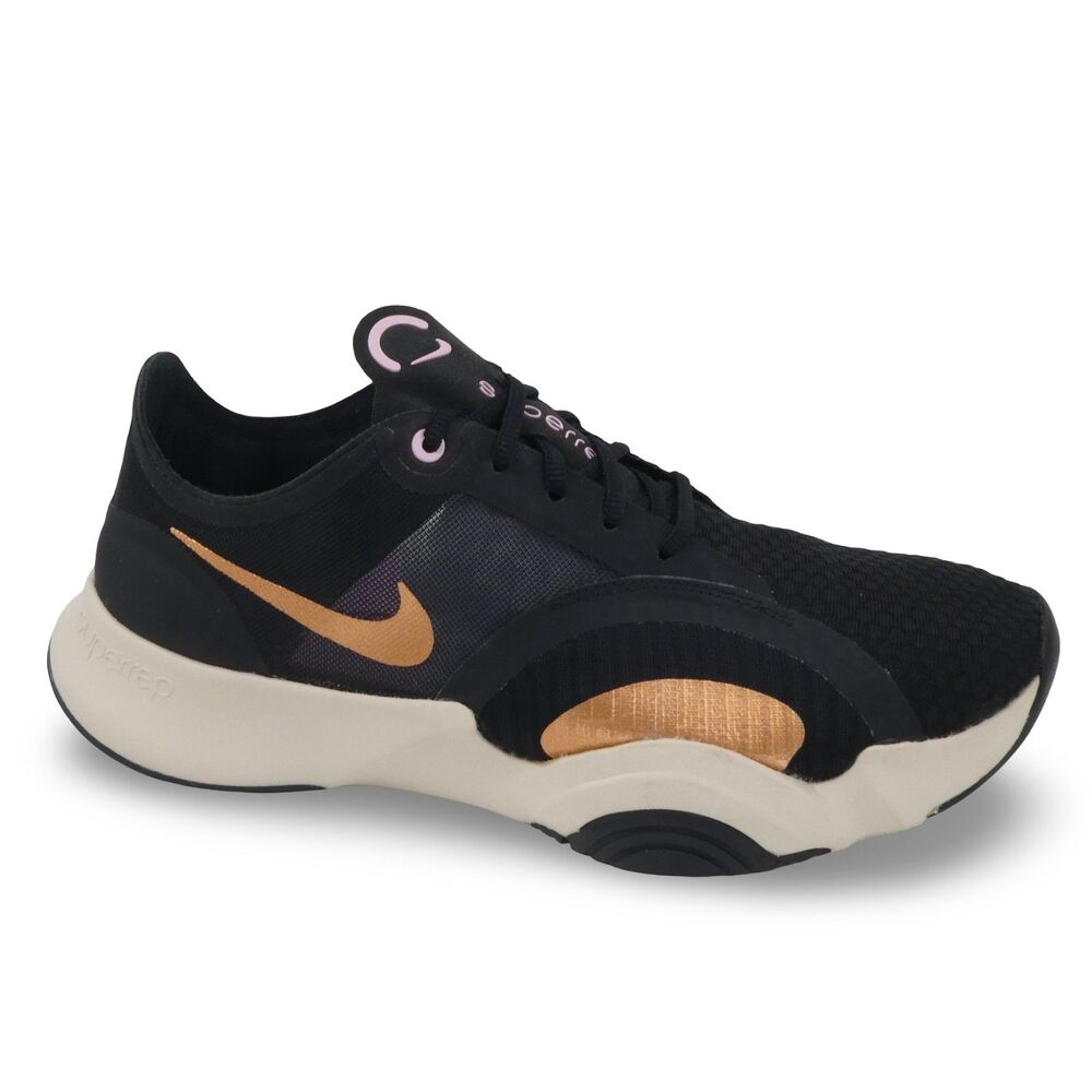 Nike SuperRep Go Training Women's US 10 Shoes Black Copper Round Toe CJ0860-186